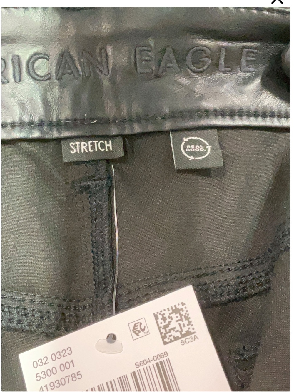American Eagle Curvy Classic Faux Leather Bootcut Pants Black Size 14 - Picture 4 of 5